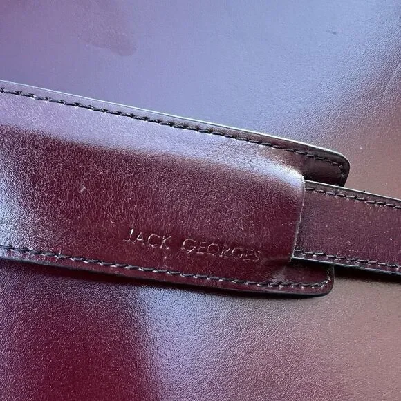 Jack Georges Milano Leather Business Laptop Case - Picture 7 of 11